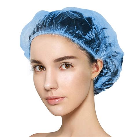 Disposable Bouffant Cap Hair Net Spun Bounded Poly Hair Head Cover