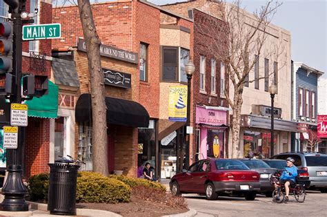 Main Street Usa Wheaton Il Enjoying The Sunshine On A Lat Flickr