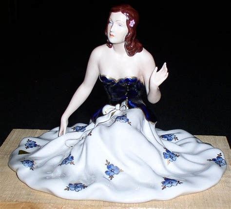 Vintage Royal Dux Bohemia Porcelain Lady Figurine Thingery Previews