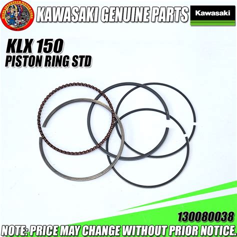 KLX 150 PISTON RING STD KMC Genuine 13008 0038 Shopee Philippines