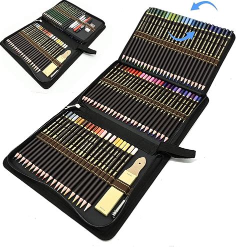 Zzoneart 96pcs Buntstifte Set Bleistift Zeichnen Set Für Skizzieren