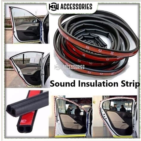 Soundproof 4 Door 16Meter Rubber Seal Soundproof Scheme Getah Pintu