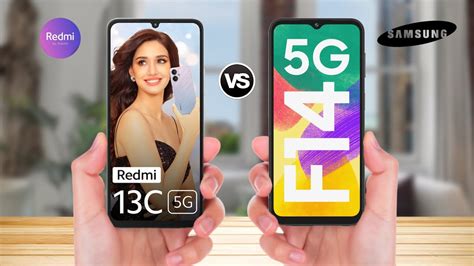 Redmi 13c 5g Vs Samsung Galaxy F14 5g Price Specs Comparison Youtube