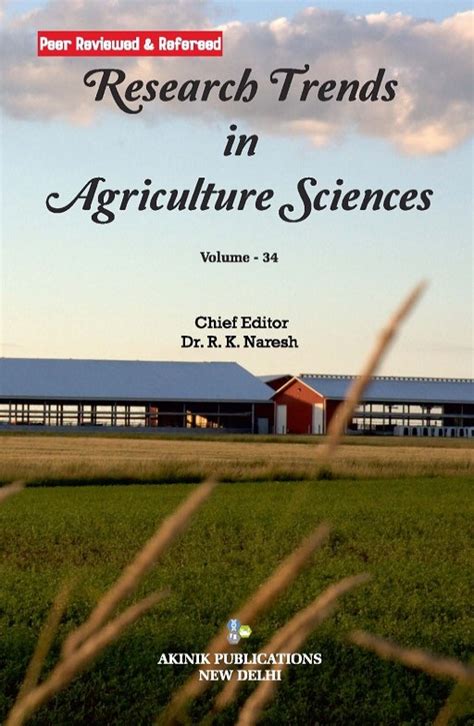 Research Trends In Agriculture Sciences Akinik Publications