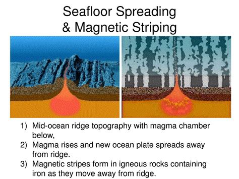 Magnetic Bands On Ocean Floor