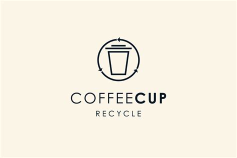 Coffee Cup Recycle Graphic by bendazs · Creative Fabrica