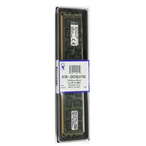 Memoria Servidor 16gb Ddr3l 1600 Ecc Rdimm Ktm Sx316lv16g Memorias