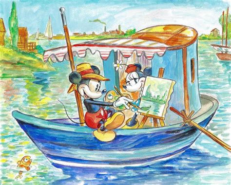 Mickey Minnie Inspired By Edouard Manet S Claude Monet Catawiki