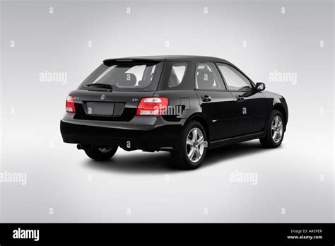 Saab X I In Black Rear Angle View Stock Photo Alamy