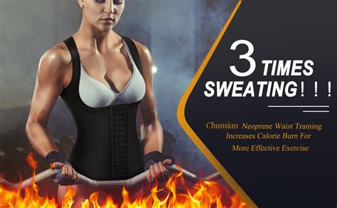 CHUMIAN Damen Sauna Schwitzeffekt Training Tanktop Unterbrust