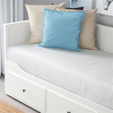 Hemnes Day Bed W 3 Drawers 2 Mattresses White Vannareid Extra Firm