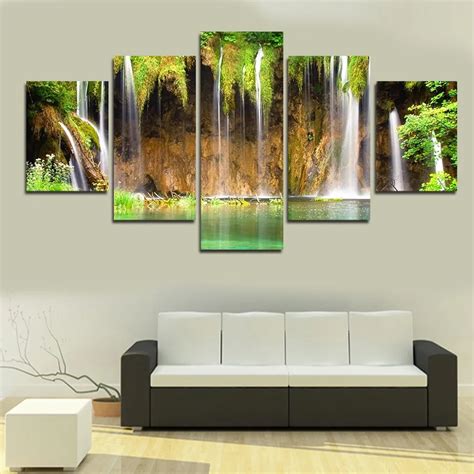 5pc/set large canvas painting pictures on the wall print paintings home ...