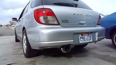 02 Wrx Invidia N1 Catback Exhaust Youtube