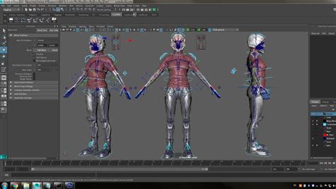 ArtStation - Maya Character Rig, Andre Desforges | Character rigging ...