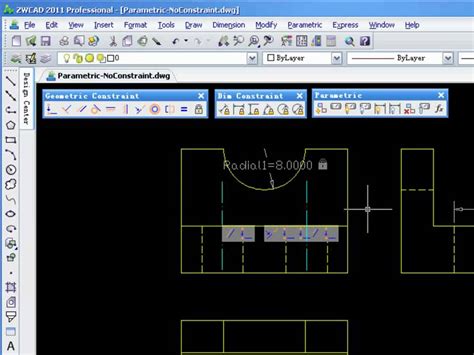 ZWCAD 2011 New Feature Parametric Drawing YouTube