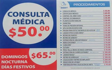 ¿cuál Es El Precio De La Consulta Y Actividades Médicas En Farmacia