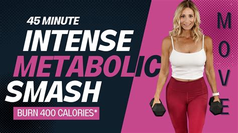 45 Minute Intense Metabolic Smash Strength Cardio Workout YouTube