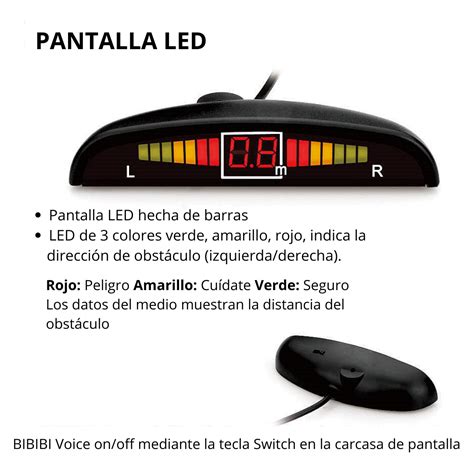 Ripley Sensor Retroceso Parqueo Aparcamiento Pantalla Led Seisa