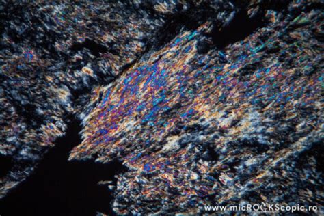 Sericite Thin Section Phyllosilicates Microckscopic