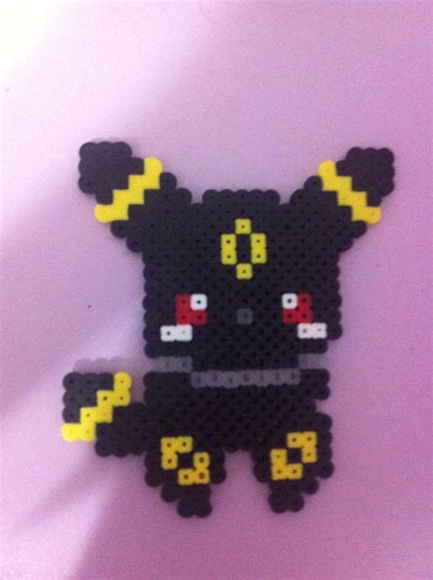 Umbreon From Pokemon Made Of Hamaperler Beads By Nanda Umbreon