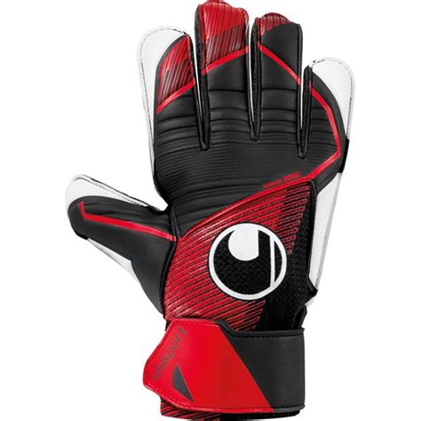 Uhlsport Powerline Starter Soft Goalkeeper Gloves Black Red White