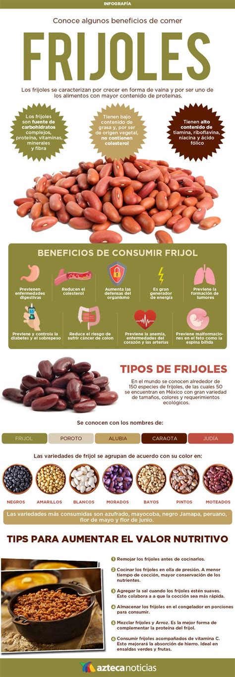 Conoce Algunos Beneficios De Comer Frijoles Infografia Workout Food