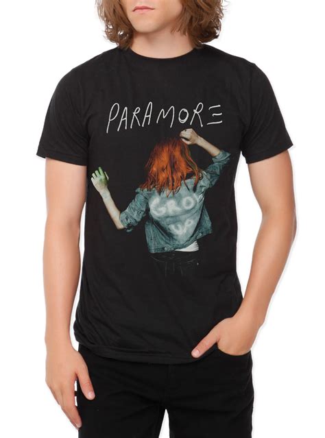 Paramore Grow Up T Shirt Hot Topic Band Merch Band Shirts Paramore