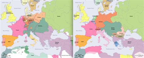 Map Of Europe 20th Century Fancie Shandeigh