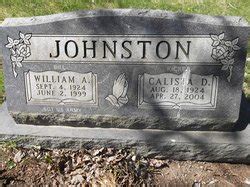 William Ai Bill Johnston Sr M Morial Find A Grave