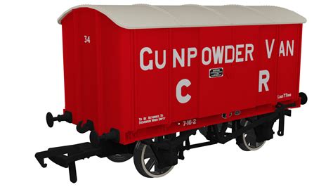 Caledonian Railway Gunpowder Van No 34 Rapido Trains Uk