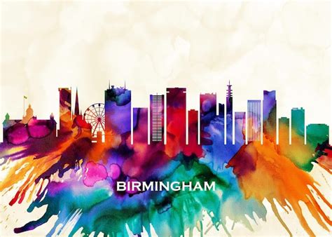 Premium Photo | Birmingham skyline