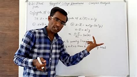 Conjugate Of Complex Number Division Of Complex Number Lec 3 B Sc