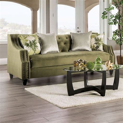 Sofas Leather Sofas Microfiber Couches And More Living Room Green