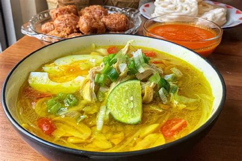 Resep Soto Lamongan Warna Kuah Dan Aroma Khas Menggugah Selera Cocok