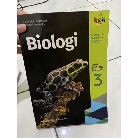 Jual Buku Pelajaran Biologi Kelompok Peminatan Kelas 12 Penerbit