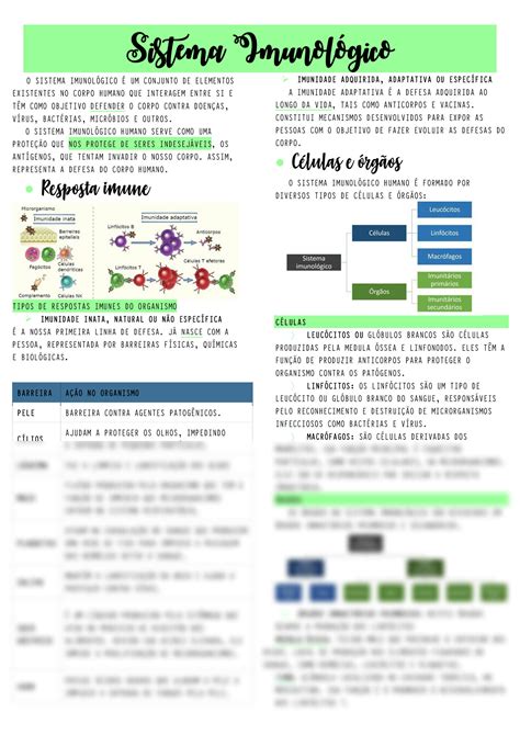 SOLUTION Sistema Imunol Gico Studypool