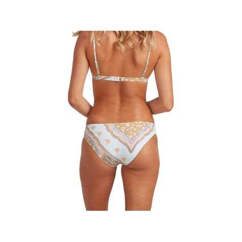 Billabong Luxe Hi Point Tri Bikini Top Salt Crystal