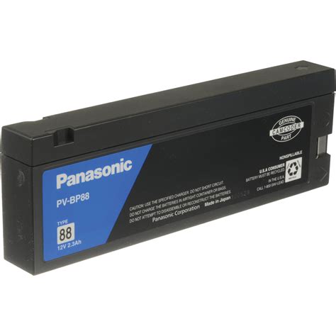 Panasonic PV-BP88A/1H Camcorder Battery (12v, 2.3mAh)