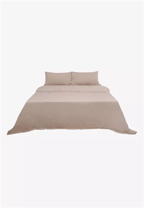 Buy Joyce Diana In Duvet Cover Set Pearl Linen Collection Camel