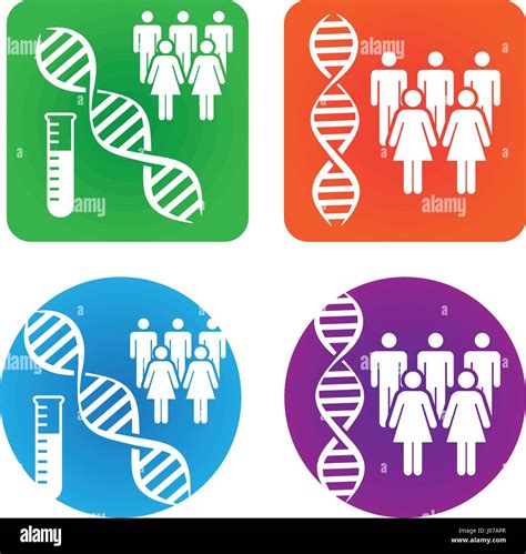 Medical Healthcare Icons W People Charting Disease Or Scientific