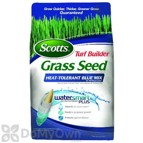 Scotts Turf Builder Grass Seed Heat Tolerant Blue Mix For Tall Fescue Lawns