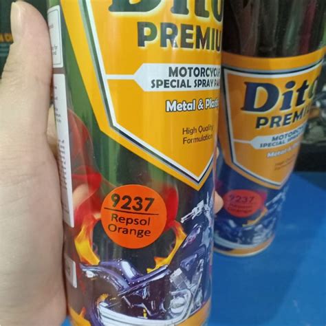 Jual Pilok Pilox Cat Semprot DITON Premium Warna Kuning Orange Yelow