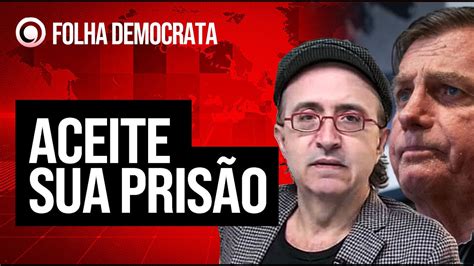 REINALDO AZEVEDO BOLSONARO aceite a DEMOCRACIA SUA PRISÃO YouTube