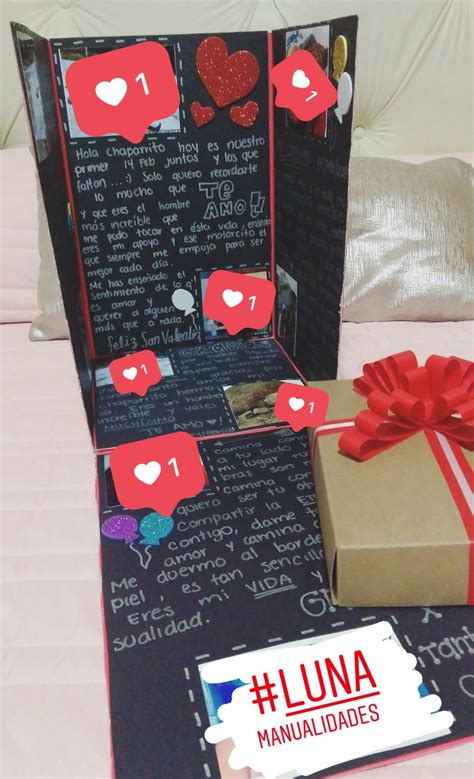 Caja Sorpresa Regalos Para Novio Hechos A Mano Regalos Para