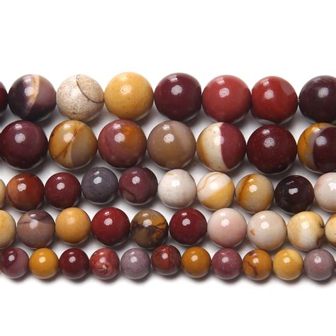 Natural Stone Mookaite Mookite Jasper Round Beads 15 Strand 4 6 8 10