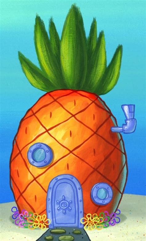 spongebob squarepants house schetsboek ideeen onderwater knutselen