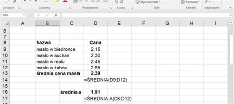 Funkcje Statystyczne W Excelu Strona Z Jak Zrobi W Excelu