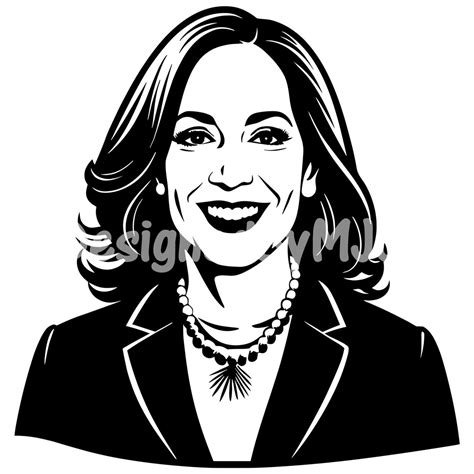 Kamala Harris Svg Png Kamala Harris Vector Kamala Harris Silhouette