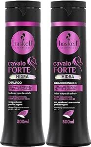 Kit Haskell Cavalo Forte Hidra Duo 300ml Shampoo Condicionador