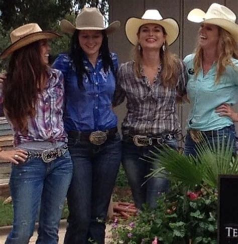 Cowgirls Wranglers Cowboy Hats Western Wear Texas Trail Rides In